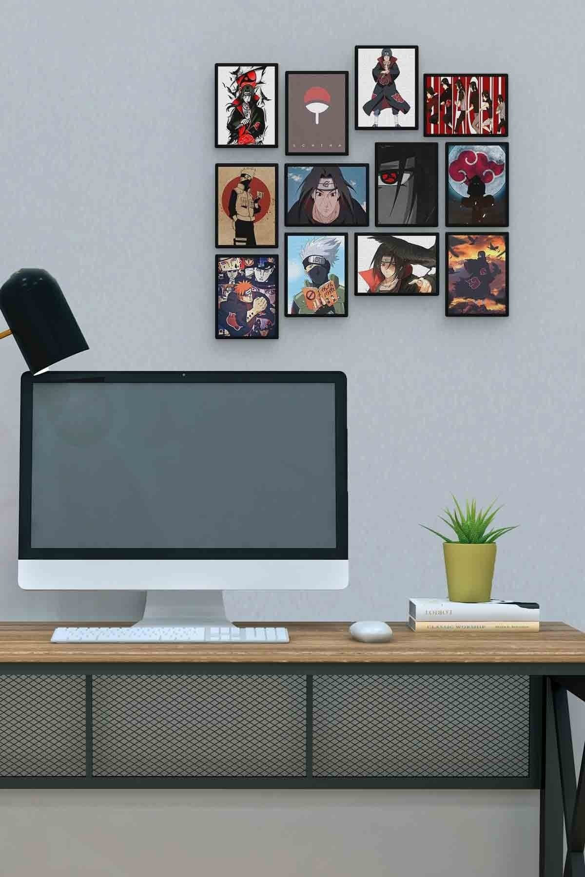 Itachi Uchiha 12 Parça Mdf (ahşap) Tablo Ofis Boyu  Fiyatı, Yorumları ve Özellikleri