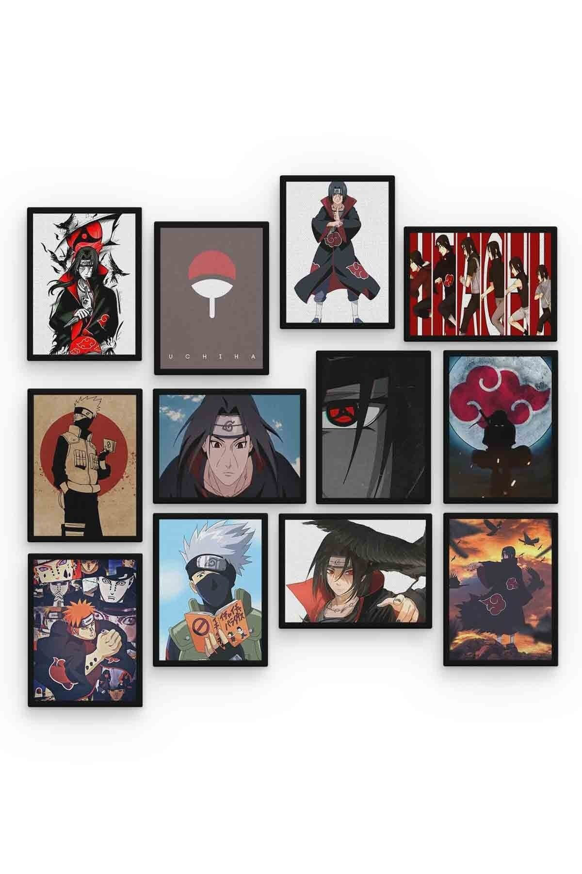 Itachi Uchiha 12 Parça Mdf (ahşap) Tablo Ofis Boyu  Fiyatı, Yorumları ve Özellikleri