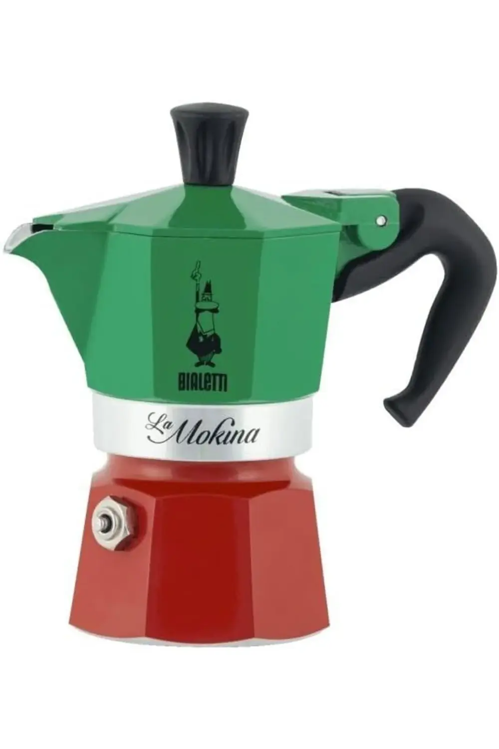 - Italia: 1 Cup Ocak Üstü Espresso Pişirici - 40ml - Renk - Gövde