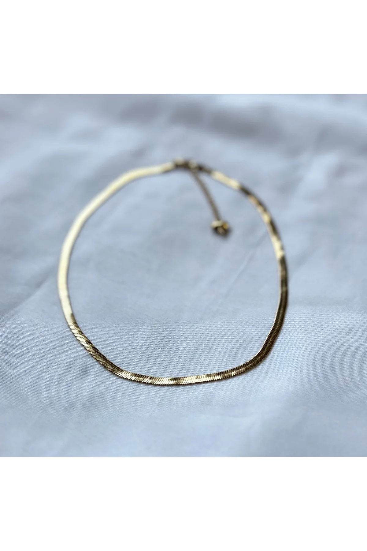 İtalyan Gümüş Renkli Çelik Kolye