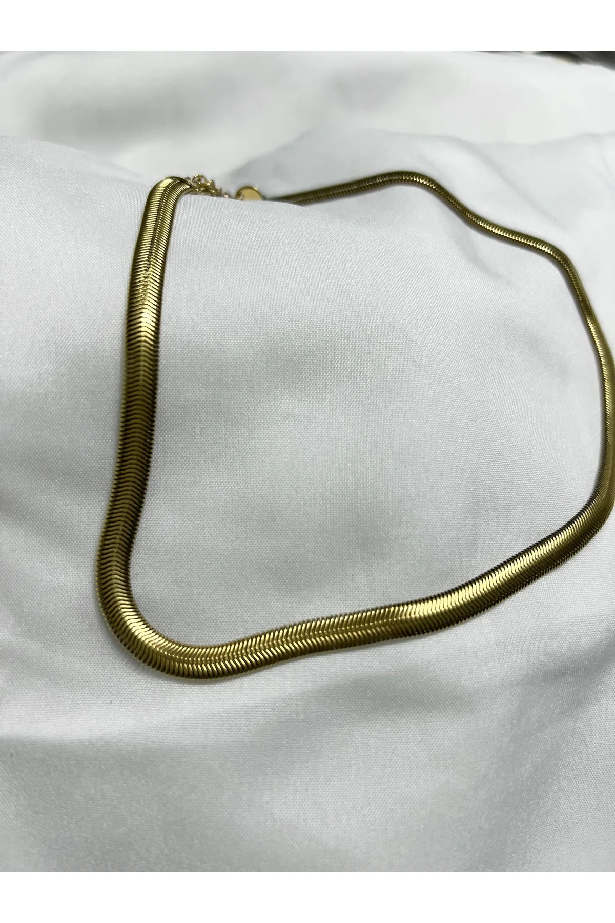 İtalyan Kalın Çelik Kolye