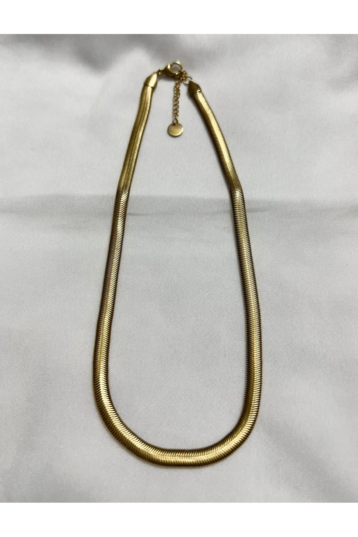 İtalyan Kalın Çelik Kolye