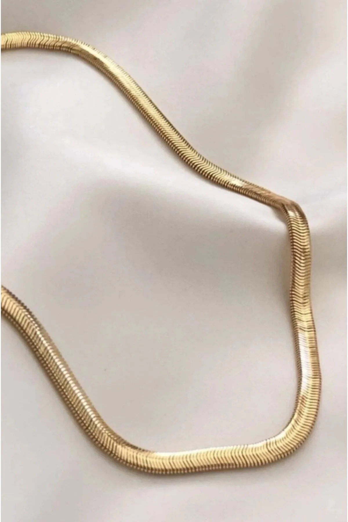 İtalyan Kalın Çelik Kolye