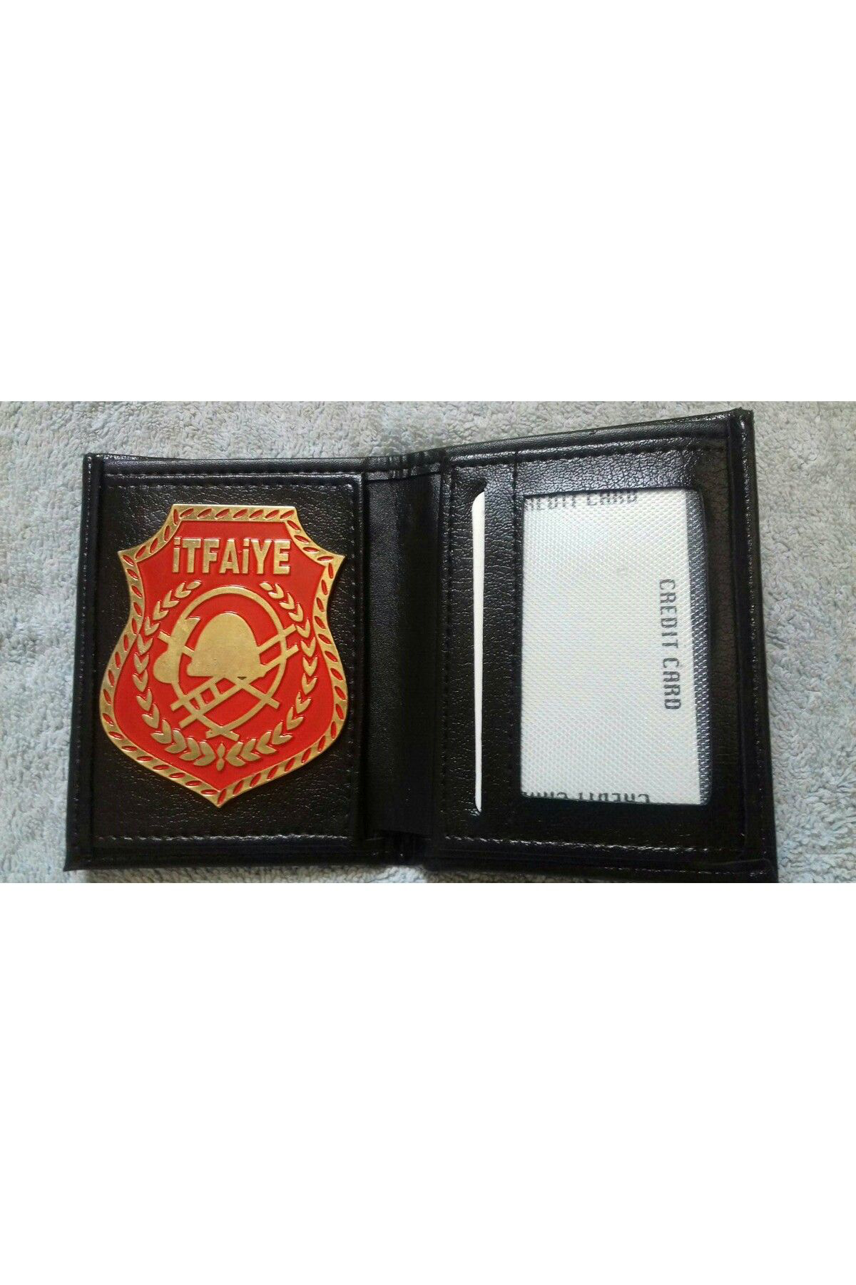 İTFAİYE ROZETLİ CÜZDANI AL - SADECE KURUM ADRESINE GONDERILIR - S