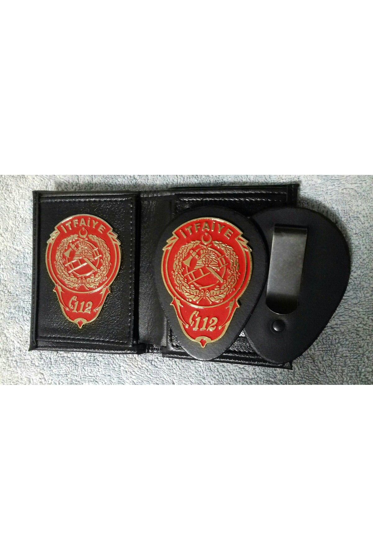 İTFAİYE ROZETLİ CÜZDANI+KEMER ROZETİ AL - SADECE KURUM ADRESINE G