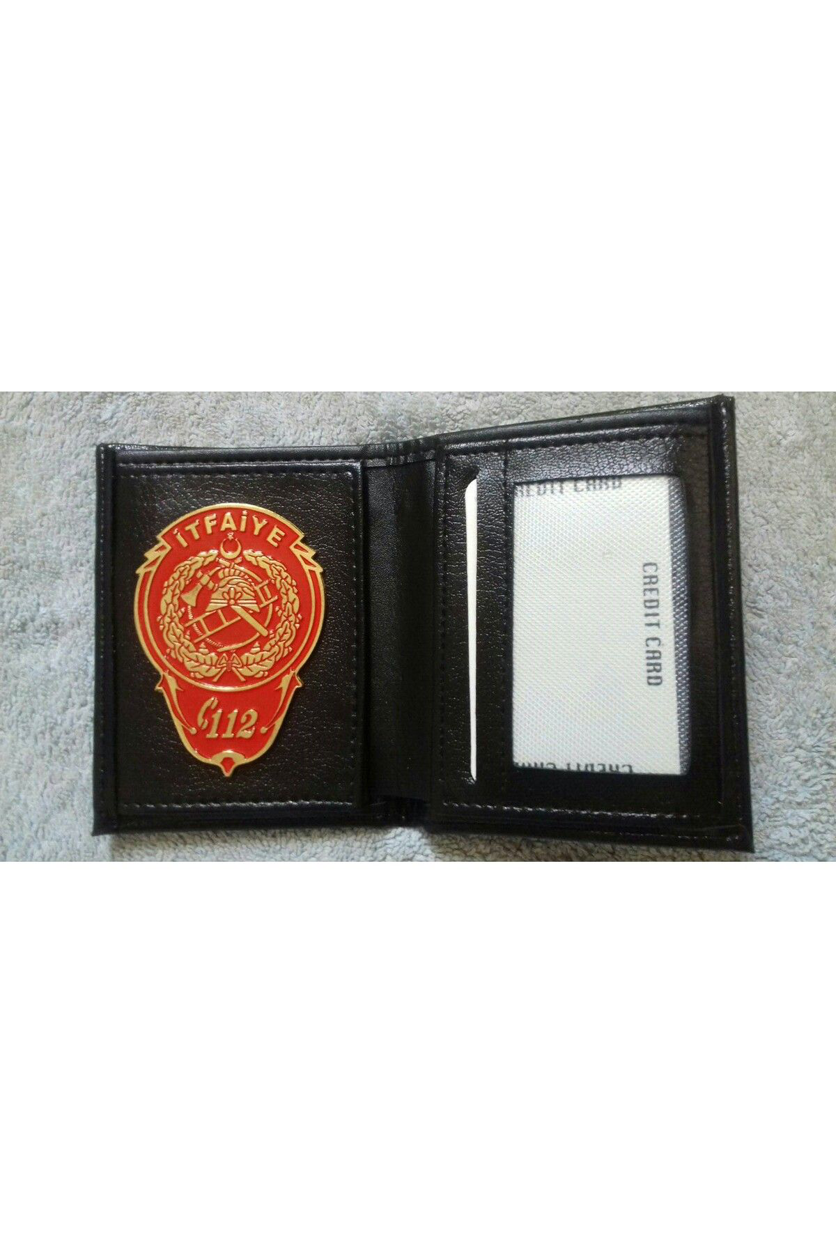 İTFAİYE ROZETLİ CÜZDANI AL - SADECE KURUM ADRESINE GONDERILIR - S