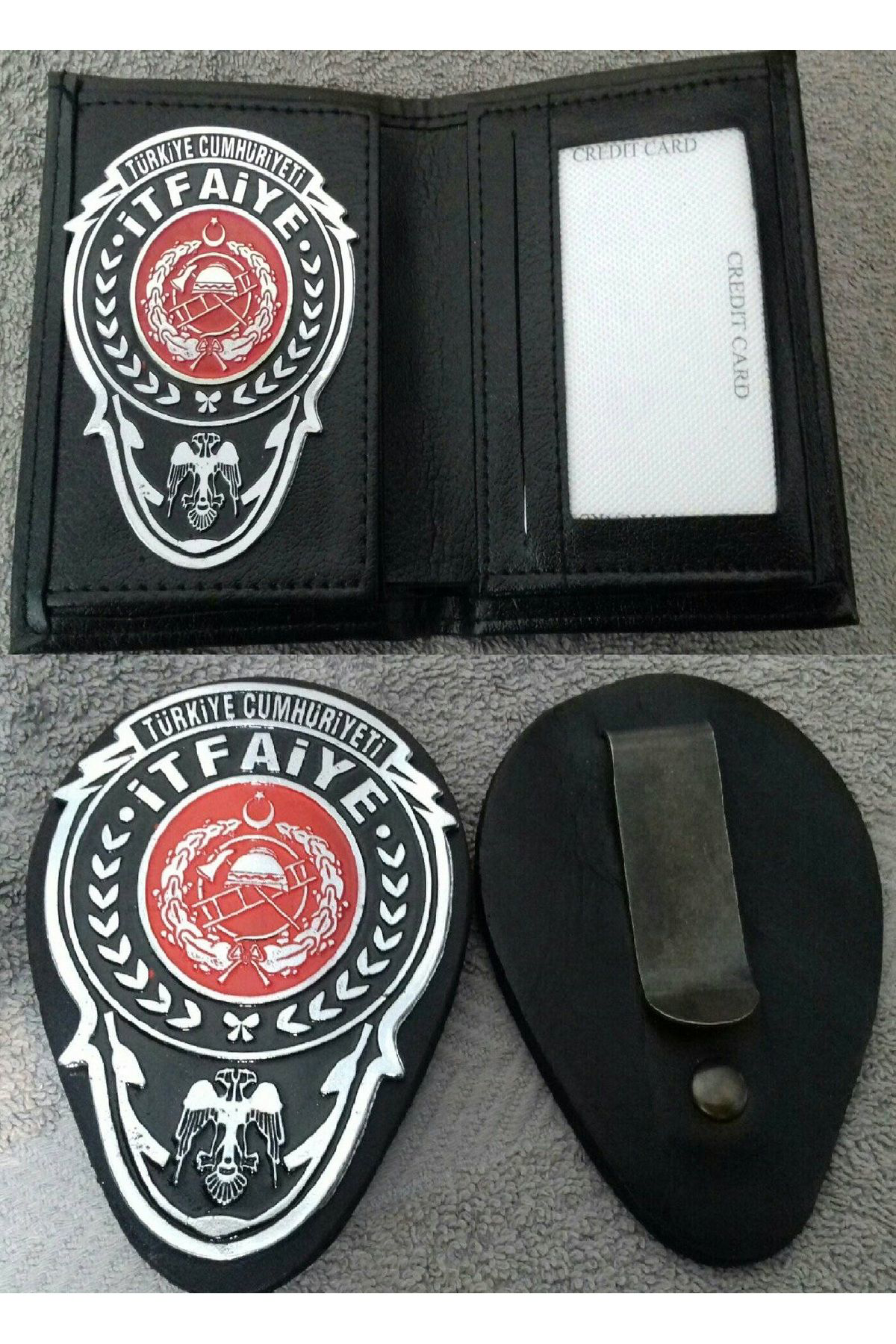 Aldatmaz Askeri Malzeme İtfaiye Rozetli Cüzdani V Kemer Rozeti Satinal-Sivile Satilmaz.