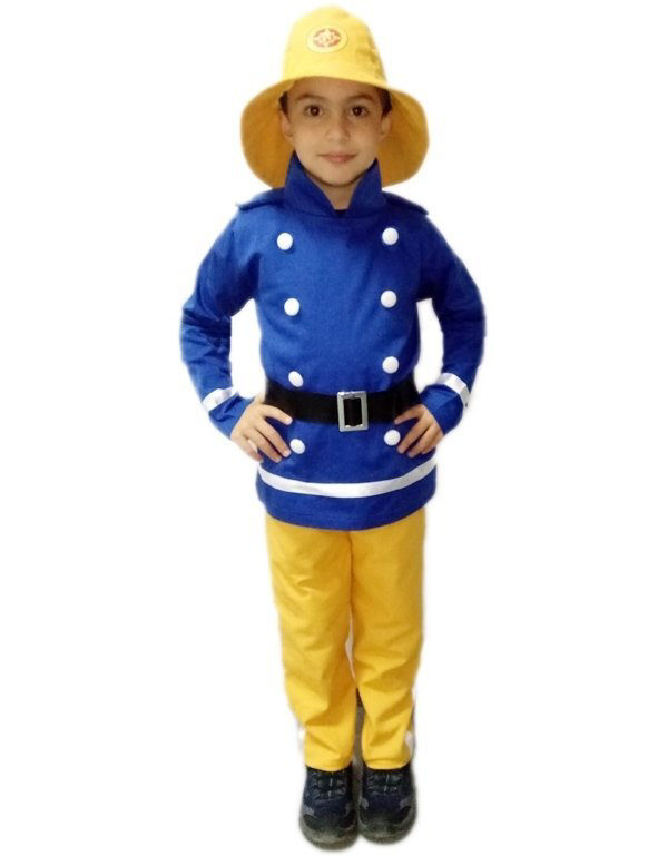Kostüm Sarayı İtfaiyeci Sam Kostümü