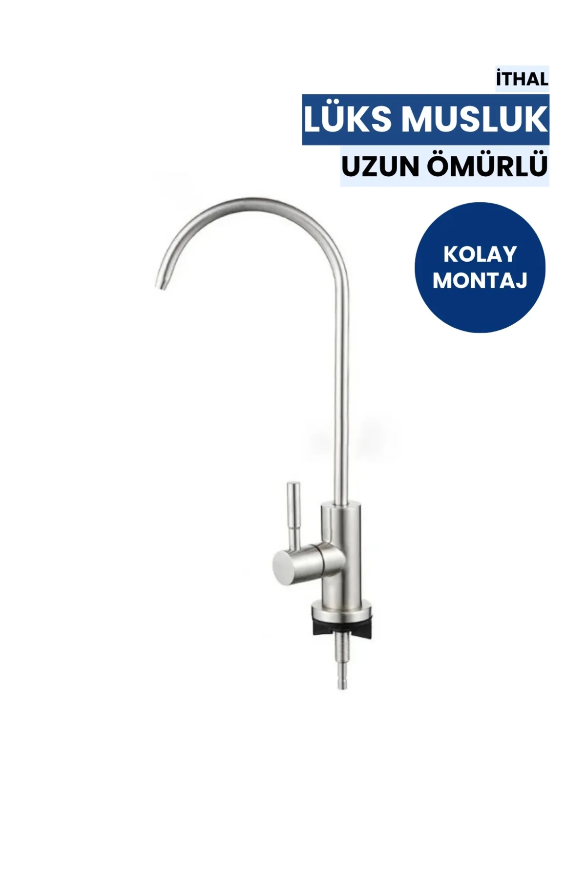 İthal Lüks Su Arıtma Musluğu | Paslanmaz Gövde • Kolay Montaj • Tüm Sistemlerle Uyumlu (Üreticiden) Fiyatı, Yorumları ve Özellikleri