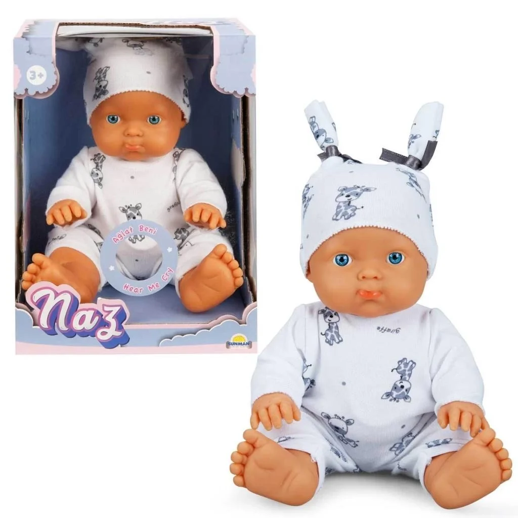 İthalat® 020020  Naz Bebek Sesli 23 cm / +3 yaş
