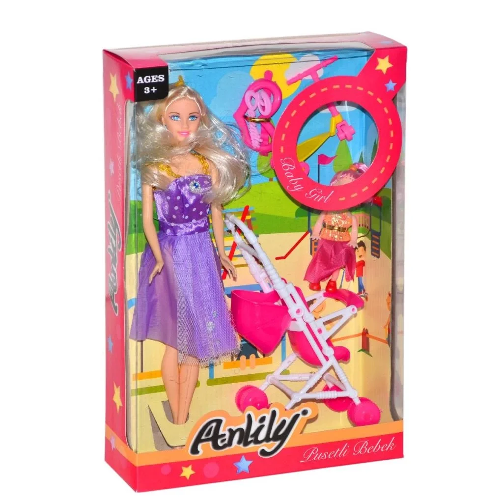 İthalat® 02269 Anlily Pusetli Bebek / +3 yaş