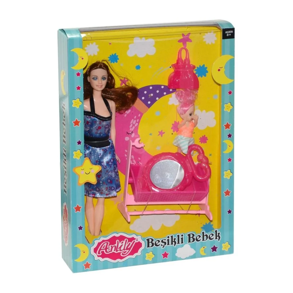 İthalat® 02411 Oydaş, Anlily Beşikli Bebek / +3 yaş