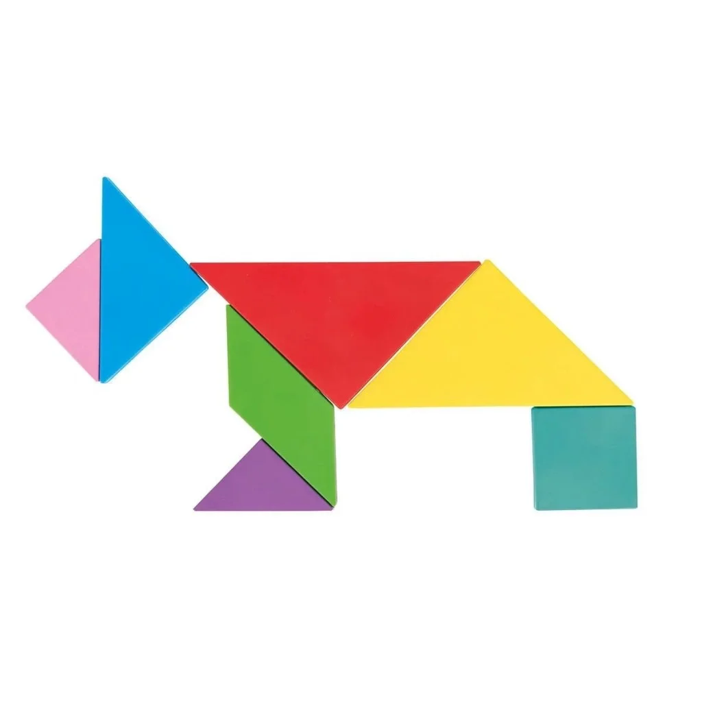 03 569 Ahşap Manyetik Tangram - Oyuncak