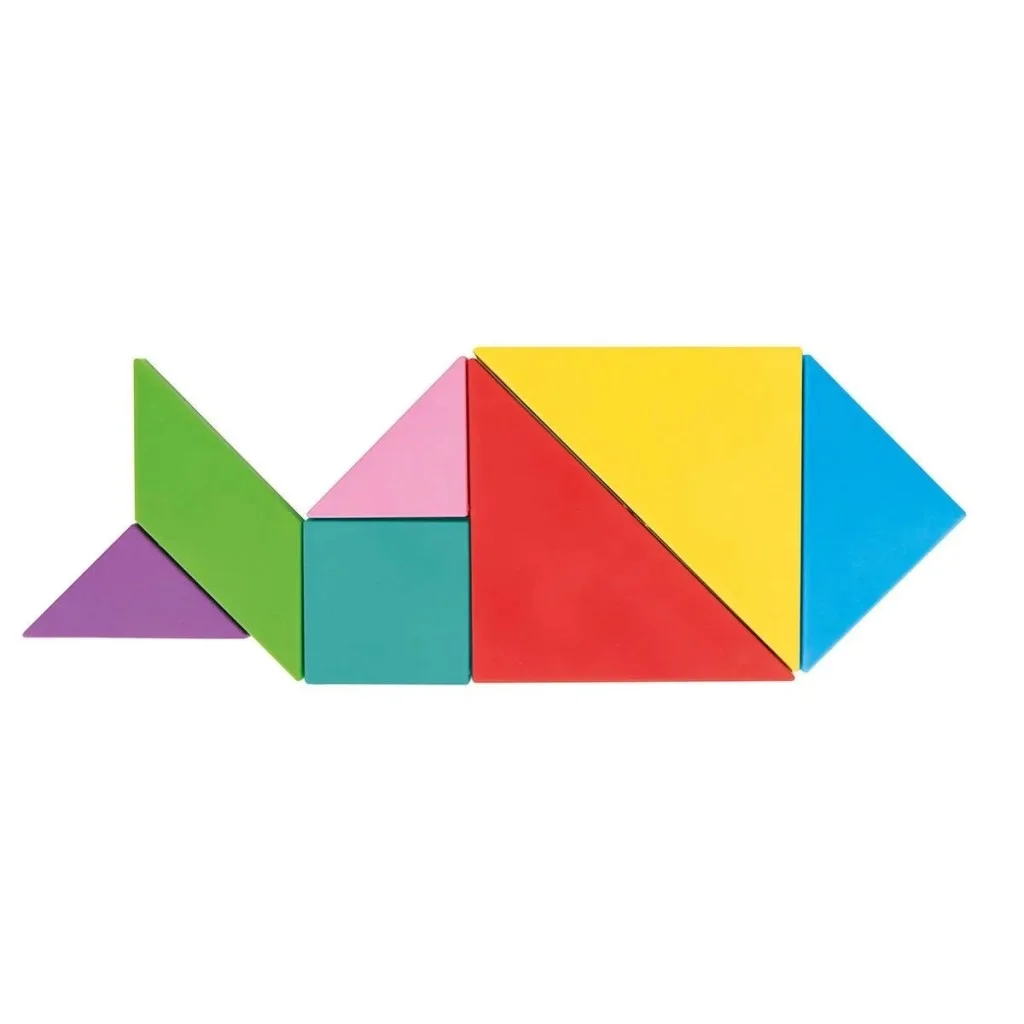 03 569 Ahşap Manyetik Tangram - Oyuncak