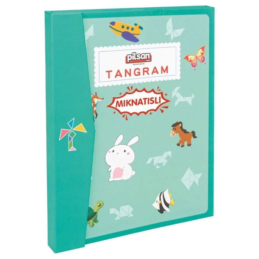 03 569 Ahşap Manyetik Tangram - Oyuncak