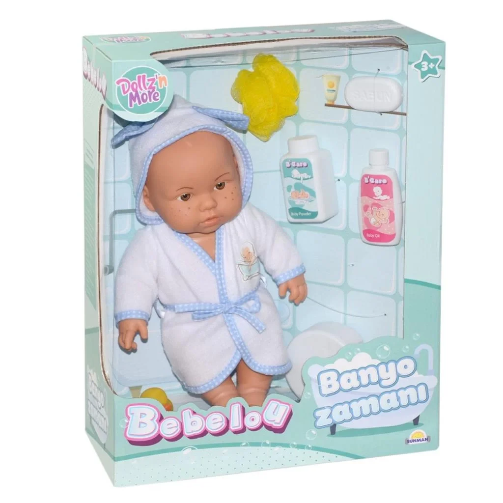 030031 , Bebelou Banyo Zamanı Bebek Seti, 35 cm / +3 yaş Fiyatı, Yorumları ve Özellikleri