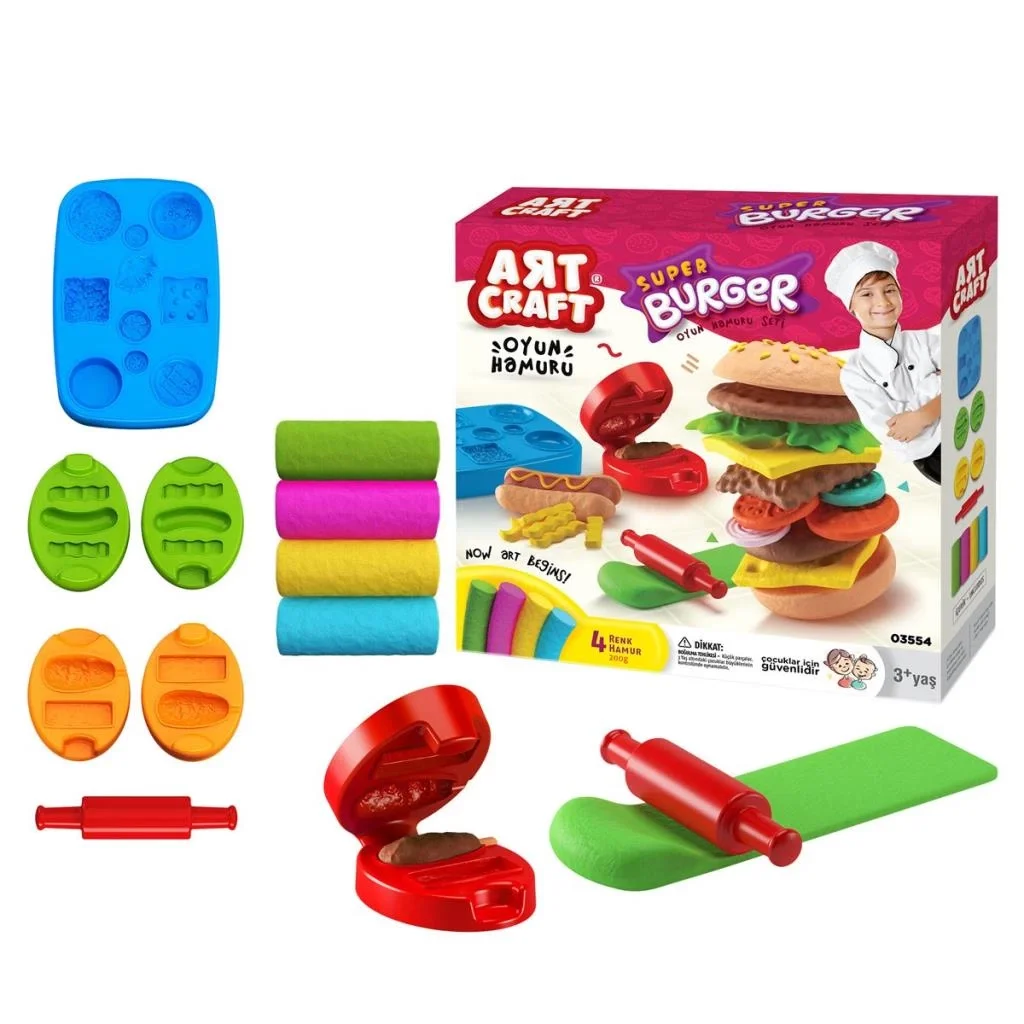İthalat® 03554 HAMBURGER HAMUR SET 200GR