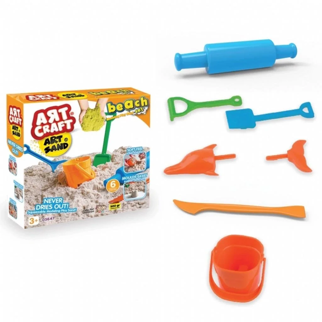 İthalat® 03647 500GR PLAJ KUM SET ART STAND
