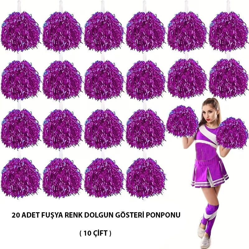 İthalat® 10 Çift ( 20 Adet ) Mor Renk 23 Nisan 19 Mayıs 29 Ekim Okul Gösteri Ponponları İthalat® 10 Çift ( 20 Adet ) Mor Renk 23 Nisan 19 Mayıs 29 Ekim Okul Gösteri Ponponları