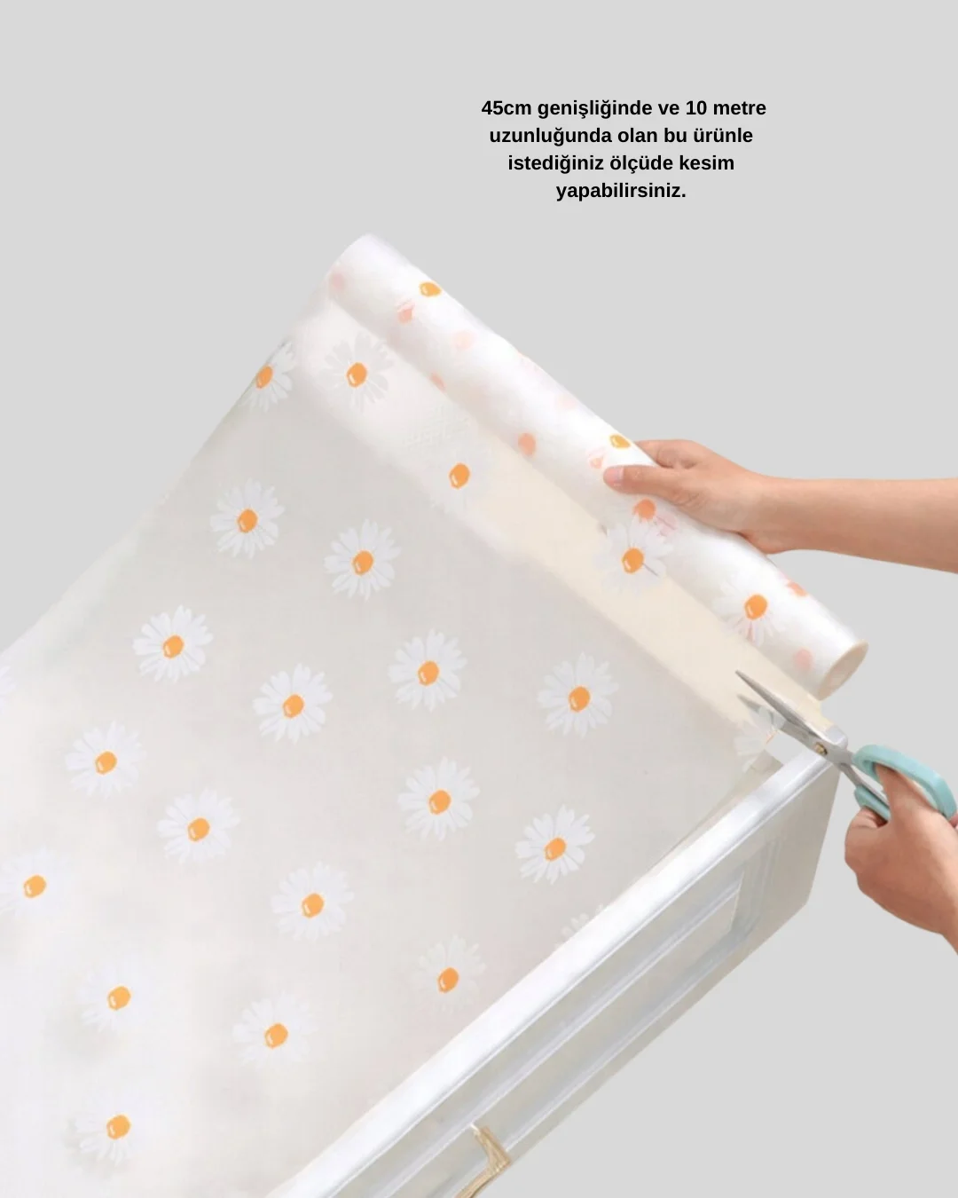 İthalat® 10 METRE PAPATYA DESEN KAYDIRMAZ
