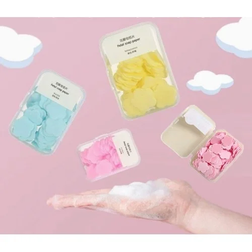İthalat® 100 Yaprak Eriyen Mini Parfümlü Kağıt Sabun