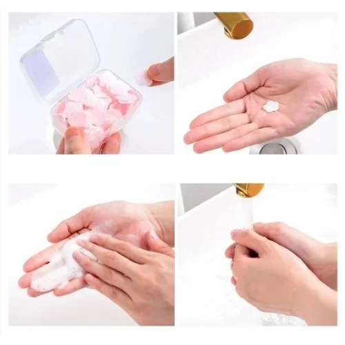 İthalat® 100 Yaprak Eriyen Mini Parfümlü Kağıt Sabun