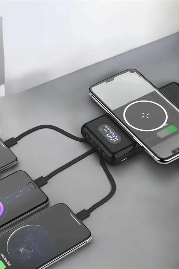 İthalat® 10.000 Mah Powerbank 4 Portlu Hızlı Şarj Dijital Göstergeli