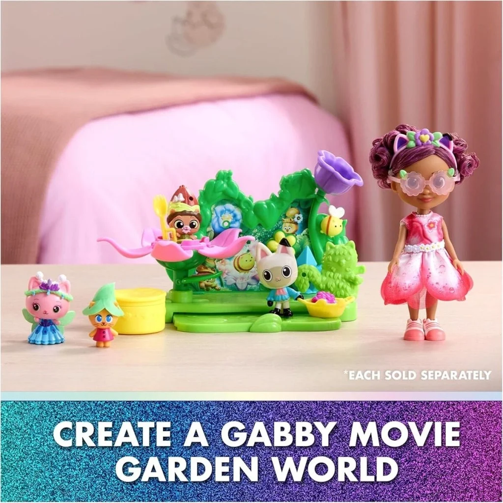 İthalat® 1008538 FİGÜR SET GABBY S DOLLHOUSE BAHÇE SETİ 12 PRÇ.