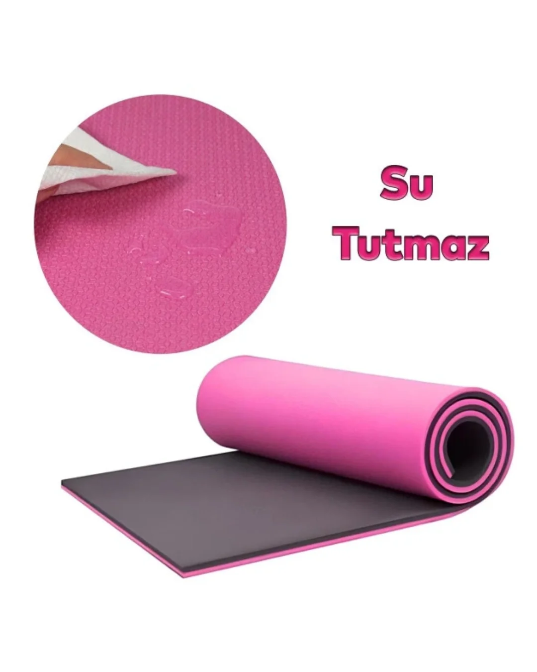 İthalat® 10MM YOGA MATI PEMBE