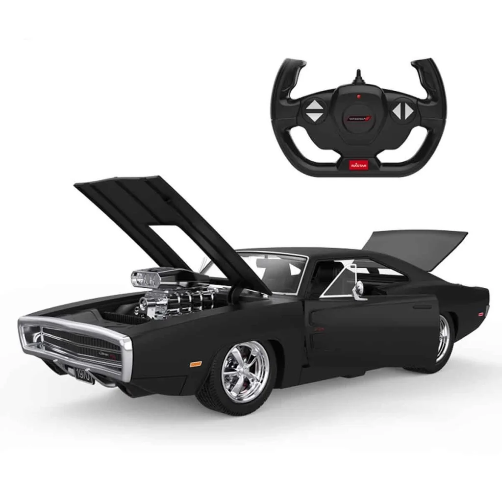 İthalat® 1:16 1970 Dodge Charger R/T Sesli ve Işıklı Uzaktan Kumandalı Araba