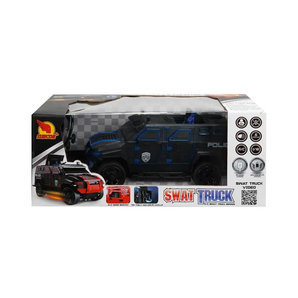 1:16 Uzaktan Kumandalı Işıklı Polis Panzer (1 Adet Fiyatıdır) 1:16 Uzaktan Kumandalı Işıklı Polis Panzer (1 Adet Fiyatıdır)