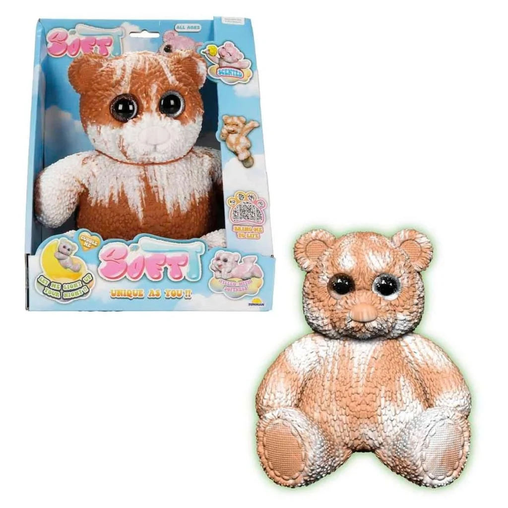 İthalat® 12331 -BTF-FİGÜR SOFTT BEAR DELUXE KARANLIKTA PARLAYAN 3A