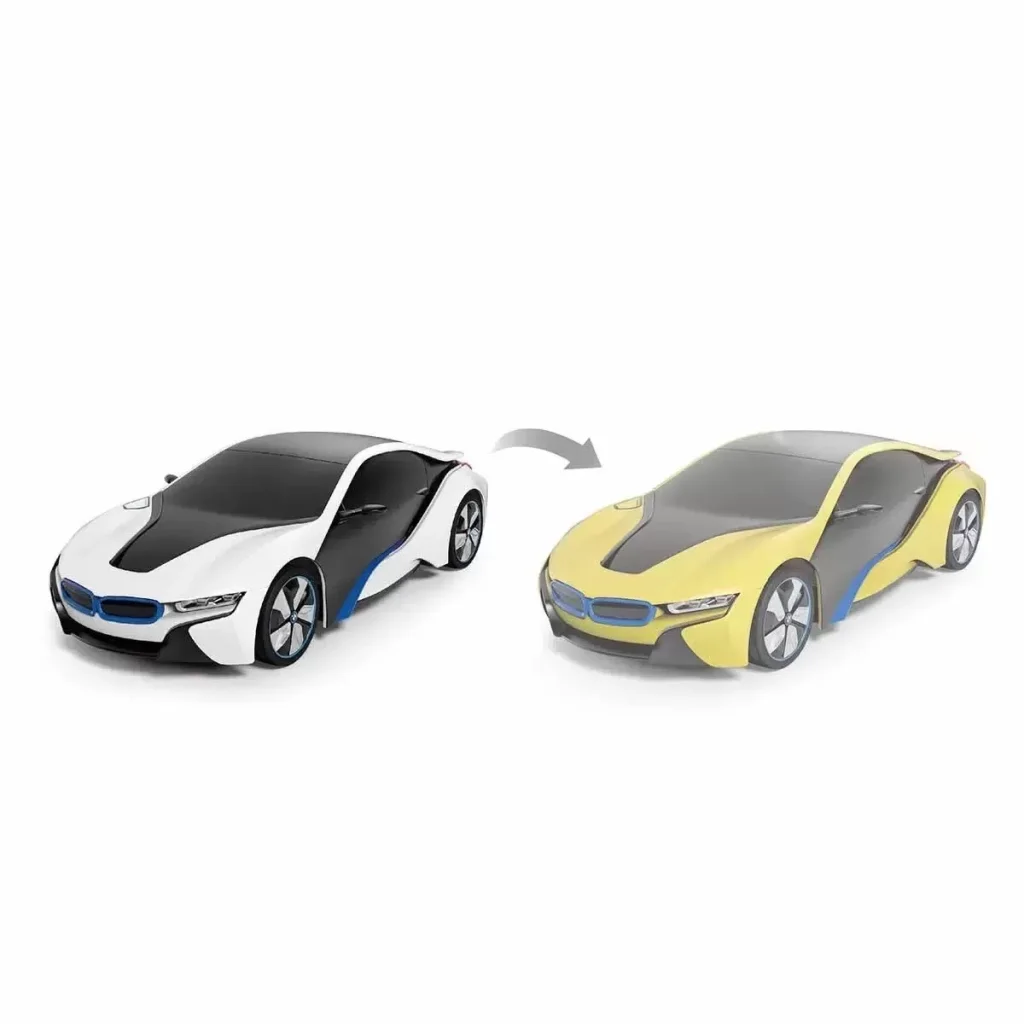 İthalat®  1:24 BMW i8 UV Sensitive Uzaktan Kumandalı Renk Değiştiren Araba