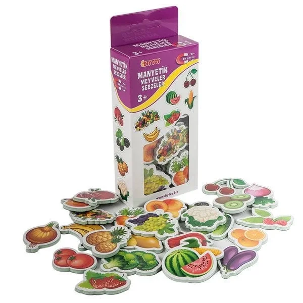 İthalat® 1307 Manyetik Meyveler - Sebzeler / +3 yaş