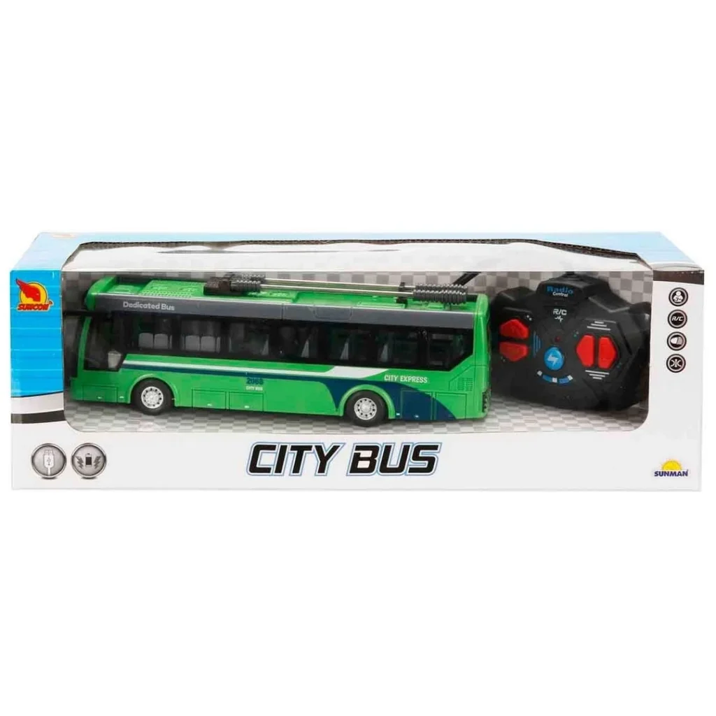 İthalat® 1:32 Işıklı Uzaktan Kumandalı Şehir Otobüsü