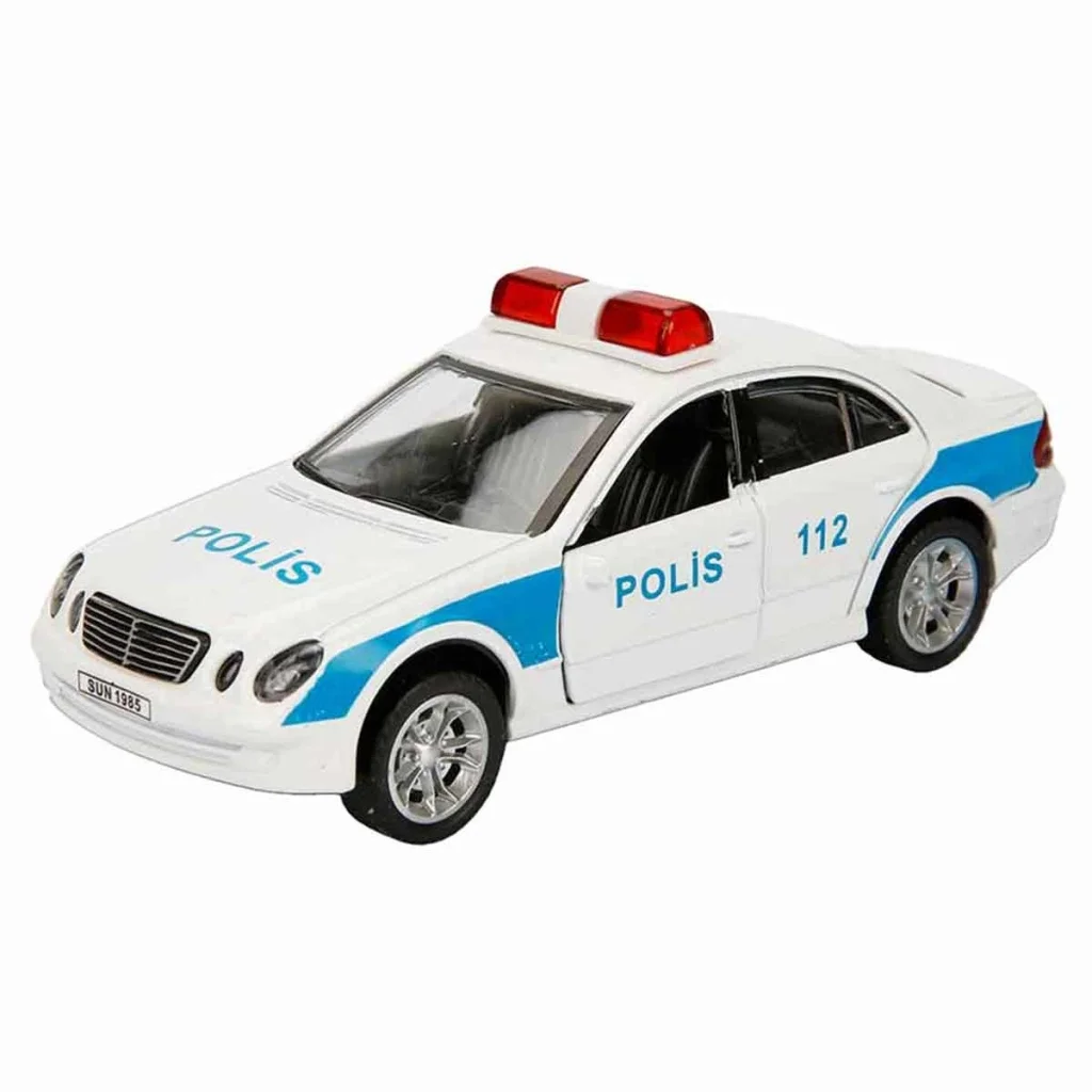 İthalat®  1:32 Maxx Wheels Sesli ve Işıklı Polis Arabası