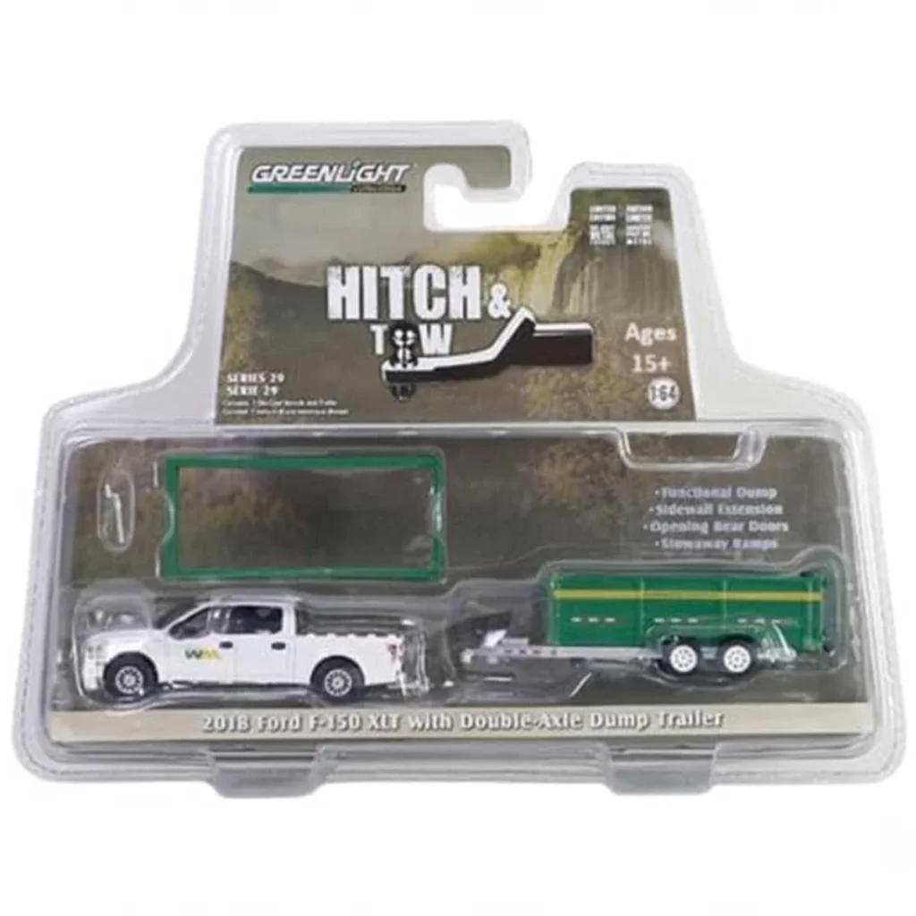 1/64 2018 Ford F-150 XLT with Double-Axle Dump 1/64 2018 Ford F-150 XLT with Double-Axle Dump