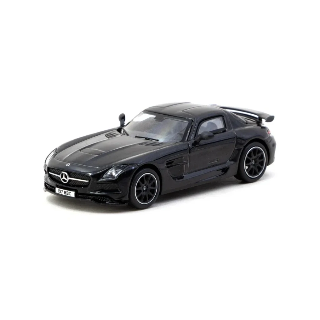 İthalat® 1/64 Model Araç Benz SLS AMG Coupé Black Series Black Metallic - Singapore Special Edition
