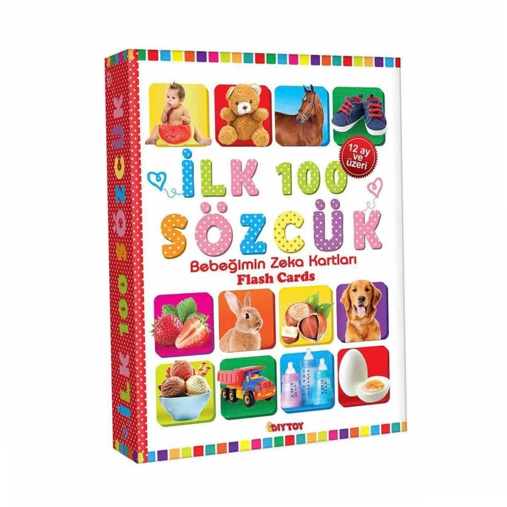 İthalat®  1758 FlashCards İlk 100 Sözcük -Dıytoy