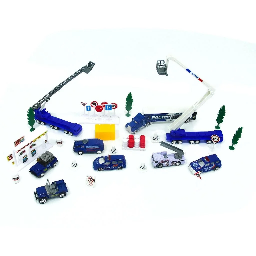 İthalat®  1:87 Metal Oyun Seti 40 Parça