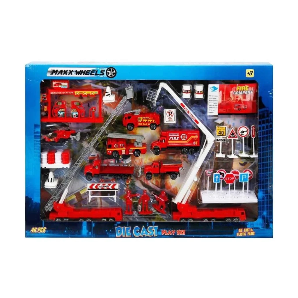 İthalat®  1:87 Metal Oyun Seti 40 Parça