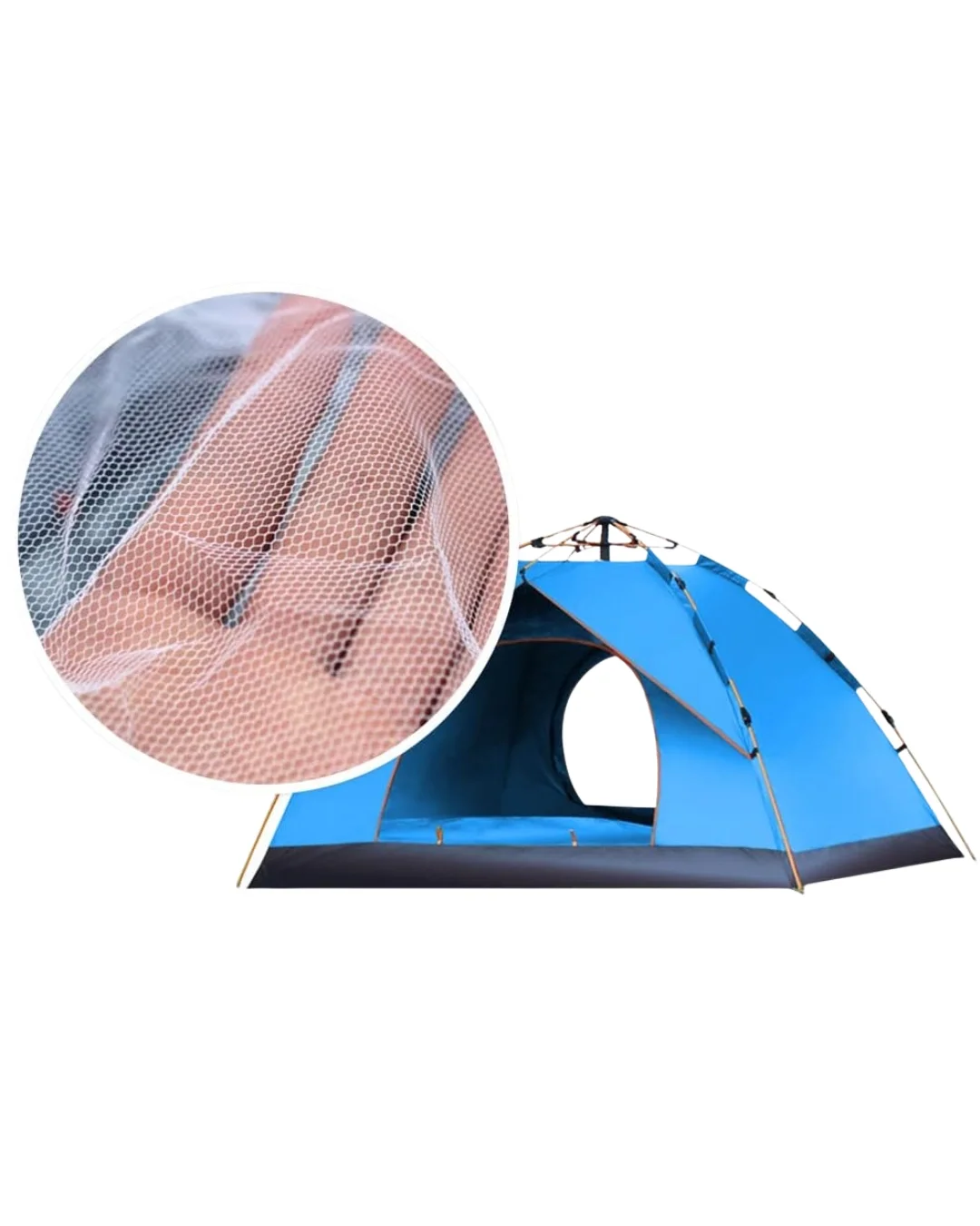 İthalat® 2 3 Kişilik Otomatik Kamp Çadırı Su Geçirmez Outdoor Pratik Kurulum