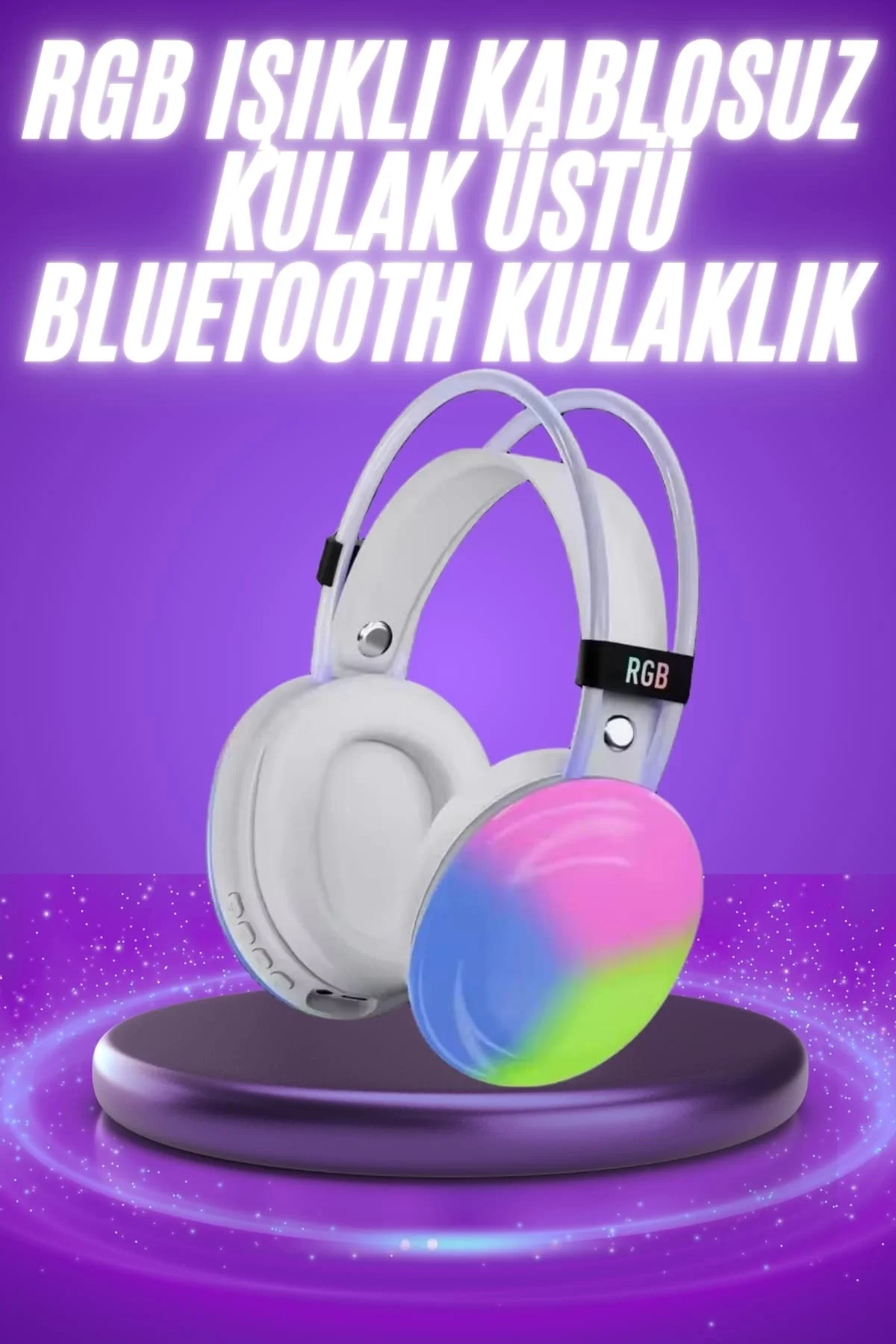 İthalat® 2025 Model Bluetooth Kulaklık Kulak Üstü Kablosuz Uzun Ömürlü Unısex