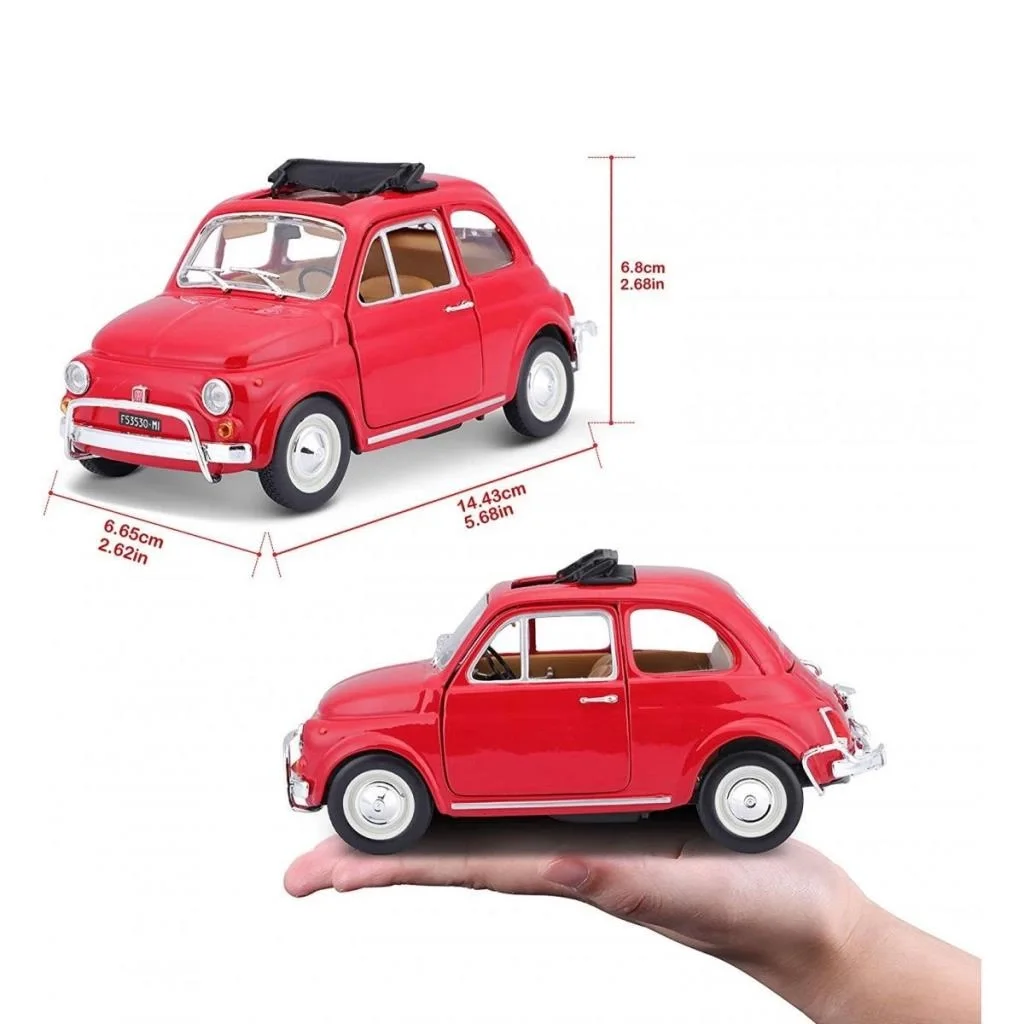 İthalat® 22099 Fiat 500L 168 Kırmızı 1:24 -