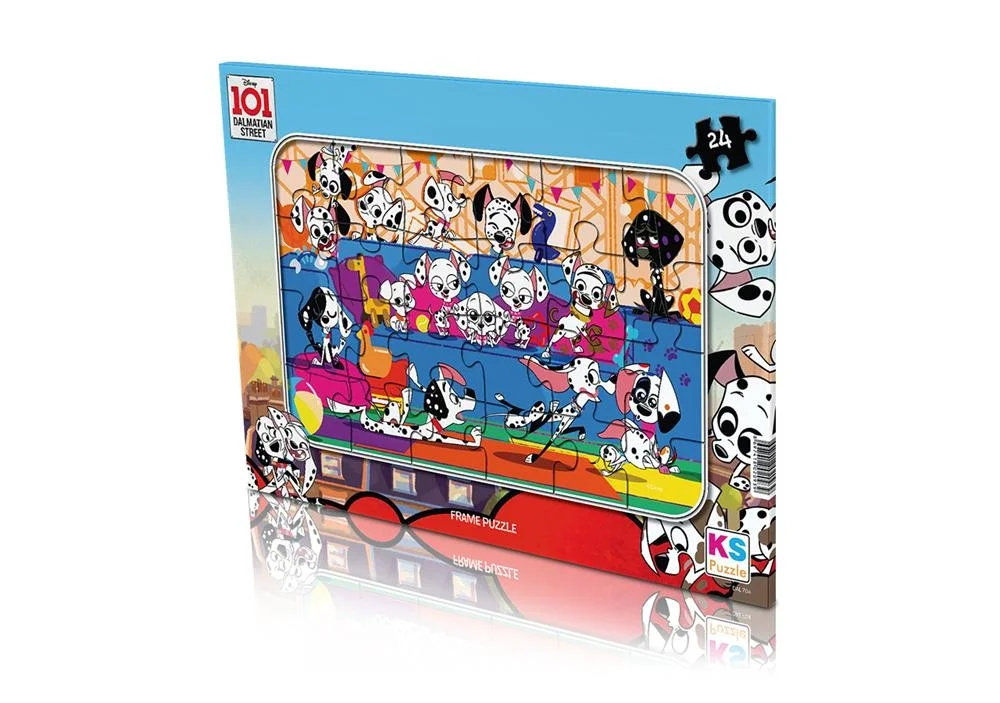 24 Parça Dalmation Frame Puzzle 24 Parça Dalmation Frame Puzzle