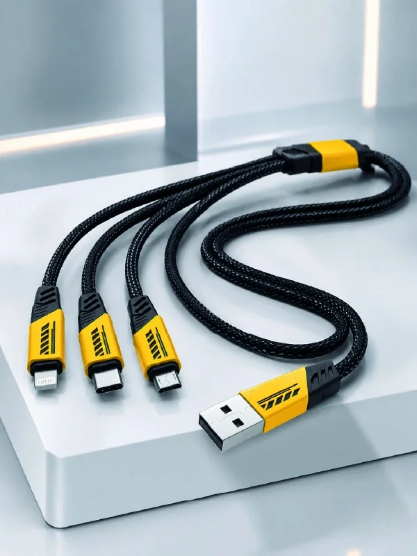 İthalat® 240W 3'Ü 1 ARADA HIZLI ŞARJ KABLOSU