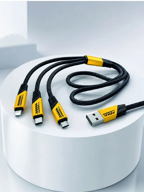 İthalat® 240W 3'Ü 1 ARADA HIZLI ŞARJ KABLOSU