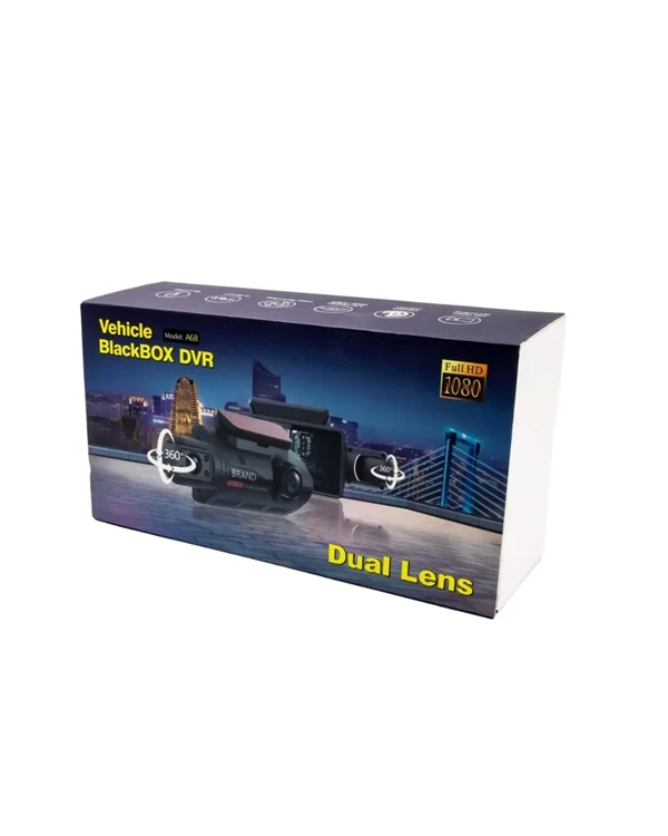 İthalat® 3 inç IPS Ekranlı Full HD Araç Kamerası – WiFi, Gece Görüş ve Hareket Algılama Özellikli Dashcam