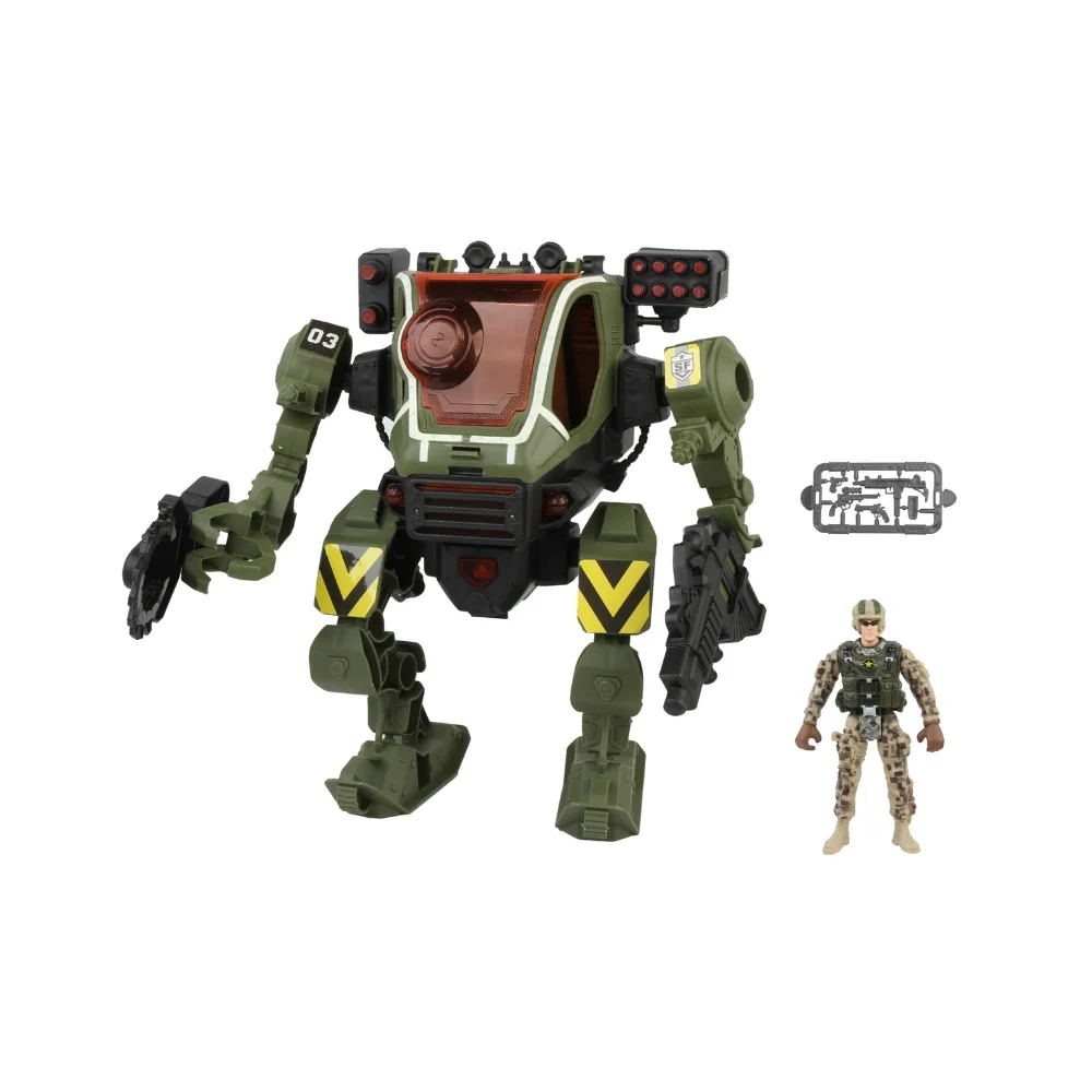 İthalat® 310960 SESLİ ROBOT OYUN SETİ