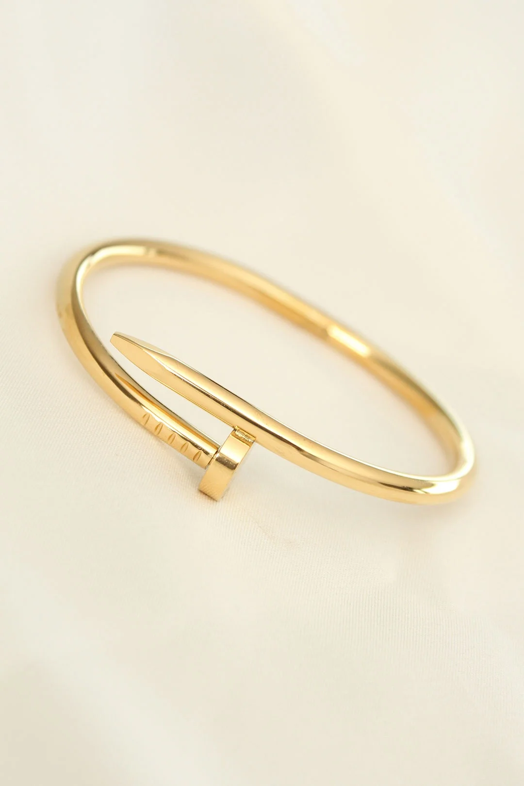 İthalat® 316L Çelik Gold Renk Çivi Model Bileklik
